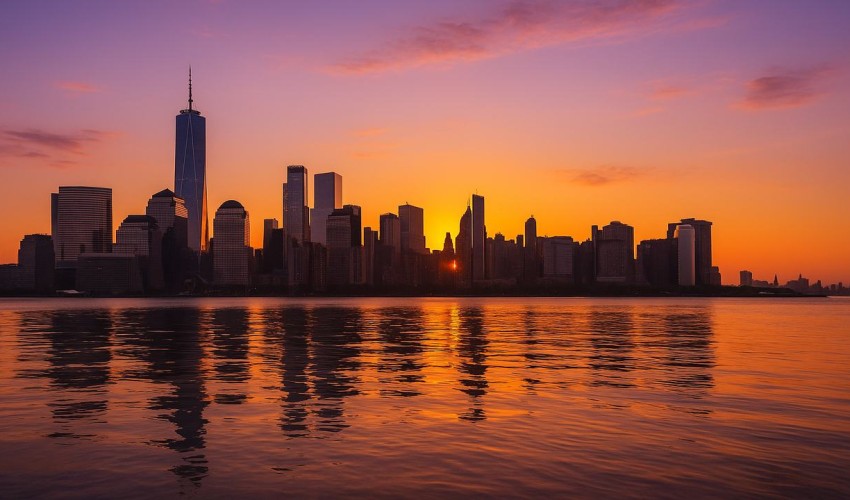 NYC sunrise for Sept mkt commentary